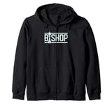 Bishop Chess Piece Funny Halloween Party Club Board Game Zip Hoodie