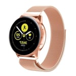 Garmin Vivoactive 3 Music / Vivomove HR ruostumattomasta teräksestä valmistettu kellon ranneke - Rose Gold Pink