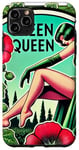 Coque pour iPhone 11 Pro Max Green Queen Illustration Jardiniers