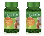 2 x Vitabiotics Pregnacare Chewable Vitamin & Minerals Natural 60 Gummies