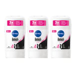 Nivea Invisible BW Clear Stick Deodorant Antiperspirant Women 50ml 3, 5 Pack