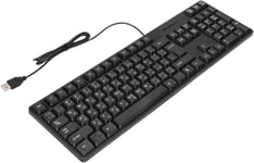 Clavier Ae Ordinateur,Clavier Anglais Ae,Clavier ire De JTeclado Ae Claviers,Souris ES Clavier Ara 104 Touches Interface USB Design ire Abs Matériel Clavier De Bureau pour Ordinateurs