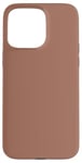 Coque pour iPhone 15 Pro Max Moka Mousse Couleur Esthétique 2025 de l’année