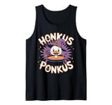 Honkus Ponkus Funny Duck Witch Halloween Magic Tank Top