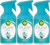 3x Air Wick Pure Air Freshener Spray Fragrance Odours 250ml - Spring Delight