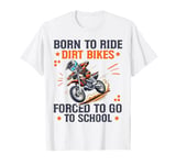 Funny Dirt Bike Art For Boys Girls Motocross Dirt Bike Rider T-Shirt