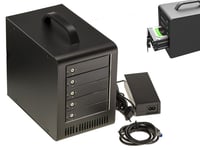 Boitier Baie USB 3.0 5G pour 5 disques SATA . Alimentation 78W, capacité 80TB. RAID MATERIEL 0 1 3 5 10 LARGE CLONE