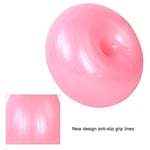 50cm PVC Pink Doughnut Shape Thicken Anti-explosion Inflatable Seating Exer GH