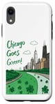 Coque pour iPhone XR Chicago's St. Paddy's Day Chicago - Shamrock Chicago River