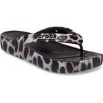 Crocs Womens/Ladies Classic Leopard Print Flip Flops