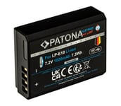 PATONA - Akku Canon LP-E10 1020mAh Li-Ion Platinum USB-C lataus