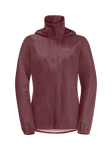 Jack Wolfskin Stormy Point 2L Waterproof Jacket, Red Ochrew