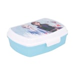 My sweety pop - Boîte à goûter - Lunch box - Pour enfant - Crèche - Maternelle - Ecole - Vacances - Repas - 17 cm - Idée Cadeau - La Reine des Neiges - Bleu/Blanc - pour fille