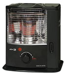 Zibro RS 221 Poêle à combustible allumage manuel, 2,20 KW, piézo, TF, 32 mètres carrés, noir