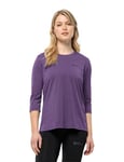 Jack Wolfskin Crosstrail 3/4 T W T-Shirt, Ultraviolet, m Femme