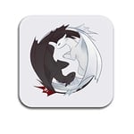 Ying yang How to Train a Dragon Coaster Great Birthday Gift or Perfect Christmas Present Ideal Quality Mothers Day