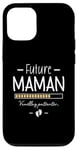 Coque pour iPhone 12/12 Pro Future Maman - Humour Grossesse pour Femme Enceinte