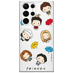 ERT GROUP Coque de téléphone Portable pour Samsung S22 Ultra Original et sous Licence Officielle Friends Motif 013 Parfaitement adapté à la Forme du téléphone Portable, partiel imprimé