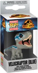 Funko Pop! Keychain: Jurassic World Dominion - Velociraptor (Blue) [] Vinyl F