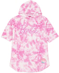 Barbie Girls Towel Poncho | Pink Tie Dye Wearable Bath 7-10 Years,