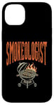 Coque pour iPhone 14 Plus Smokeologist Griller Grill Cook BBQ Grill Grill Barbecue