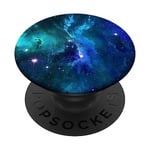 Blue Galaxy Popsocket Cool Jade Blue PopSocket Blue Galaxy PopSockets Adhesive PopGrip