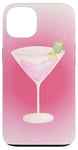 Coque pour iPhone 13 Esthétique Rose Matrini Y2K Dirty Martini Lover Olive