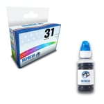 Refresh Cartridges Replacement Cyan 31 Ink Compatible With HP Printers