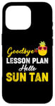 Coque pour iPhone 16 Pro Funny Teacher Last Day Of School Goodbye Leçon Plan Summer