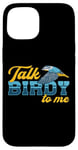 iPhone 15 Watch Birds Talk Birdy To Me Vintage Retro Bird Watcher Case