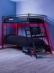 X Rocker Armada Dual Bunk Bed With Gaming Desk And Mattress Options (Buy &Amp; Save!) - Bed Frame With 2 Mattresses