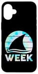 iPhone 16 Plus 2025 Week Retro Shark Fin Lover Sea Ocean Animal Summer Trip Case