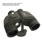 Marine Binoculars For Adults 10X50 High Refraction Prism IPX7 Waterproof Fog