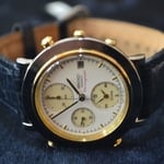 Seiko sdw110j Vintage Chronomètre Alarme 7t32-6c40 Montre Homme Collector