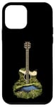 Coque pour iPhone 12 mini Guitare acoustique Nature Paysage Musique Lover Art