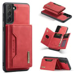 Samsung Galaxy S21 FE 5G      Magnetic Wallet    Red