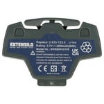 EXTENSILO Batterie compatible avec Kärcher WV5, WV5 Plus, WV2 Premium, WV2 2ND, WV5 Premium, WV6 robot électroménager, gris (2500mAh, 3,7V, Li-ion)