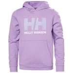 Helly Hansen Juniors' HH Logo Hoodie 2.0 Purple 176/16