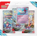 Pokemon Trading Card Game - Scarlet & Violet: Stellar Crown Three-Booster Blister