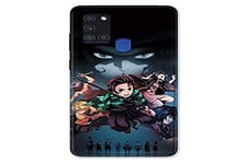 Cokitec Manga Demon Slayer Case for Samsung Galaxy A21S Black