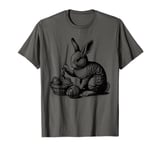 Easter Bunny Coloring Eggs T-Shirt