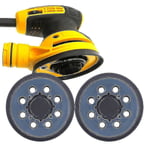 2-pack ersättningsdynor för Dewalt Dwe64233 & N329079 excenterslip, 5 tum 8 hål kardborre slipningsskivor stödplattor, kompatibel med Dwe6421-b