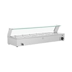 Royal Catering Bain Marie - 6 GN 1/3 containere