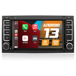 AWESAFE Autoradio pour VW Touareg Transporter T5 Multivan, Android 13,Écran Tactile 7" HD,Carplay,Android Auto,GPS,Bluetooth,WiFi,USB,FM,RDS [2Go+32Go]