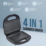 Belaco Sandwich Maker 4 in 1 Sandwich Toaster panini maker Machine Non-Stick Eas