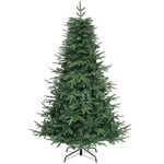 YITAHOME Sapin de Noël Artificiel Premium 182 cm, Environ 900 Pointes en PE moulé par Injection et PVC, Sapin réaliste avec Support en métal et Cadre Pliant, Montage Rapide pour Maison, 182 x Φ90 cm