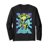 This Is My Human Costume Design Funny Alien Custome Long Sleeve T-Shirt