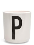 Kids Personal Eco Cup White Design Letters