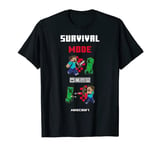 Minecraft Survival Mode Steve VS Creeper T-Shirt