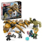 LEGO Marvel 76290 Les Avengers Contre le L�viathan, Set avec minifigurines de...